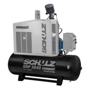Schulz rotary screw srp 3040 compact -40 hp-150 cfm 208/230/460 volts