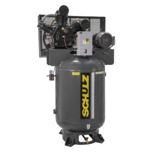 Schulz v-series 15-hp 120-gallon vertical- 230/460 volts 3 phase two-stage 60 cfm 15120vw60x-3