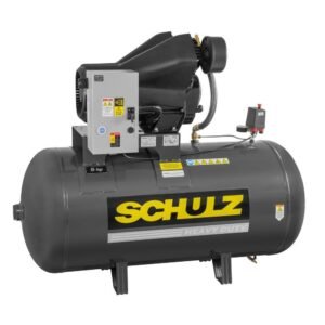 Schulz direct drive audaz 5hp 80-gallon two-stage air compressor-20 cfm – three phase 230 volts horizontal
