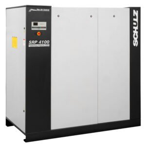 Schulz rotary screw srp 4100 flex 100 hp – variable speed 385 cfm – 460 volts