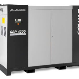 Schulz rotary screw srp 4200 flex 200 hp – variable speed 855 cfm – 460 volts