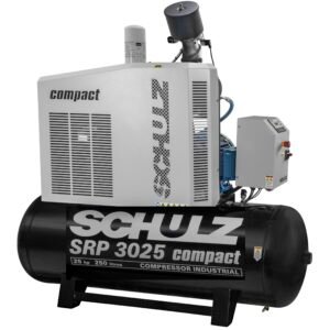 Schulz rotary screw srp 3025 compact- 25 hp-105 cfm 208/230/460 volts