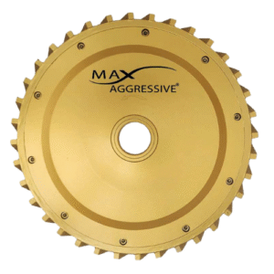 MAX AGGRESSIVE MILLING WHEEL TEFLON 16” X 1-1/2"